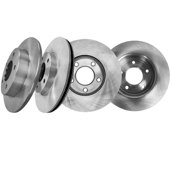 Set of 4 Front 278mm-Rear 265mm Brake Disc Rotors For 2004-2013 Mazda 3 i
