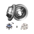 thumbnail image 1 of Set of 4 Front 303mm Drilled Slotted Brake Disc Rotors-Wheel Hub Bearing Assembly For 2000-2005 Pontiac Bonneville, 1 of 10