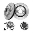thumbnail image 1 of Set of 4 Front 305mm Brake Disc Rotors-Wheel Hub Bearing Assembly For 2003-2005 GMC Savana 2500 RWD, 1 of 10