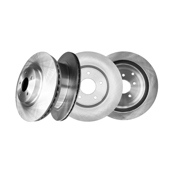 Set of 4 Front 320mm-Rear 308mm Brake Disc Rotors For 2016-2020 Infiniti QX60