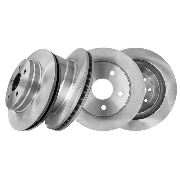 Set of 4 Front 336mm-Rear 352.5mm Brake Disc Rotors For 2006-2008 Dodge RAM 1500