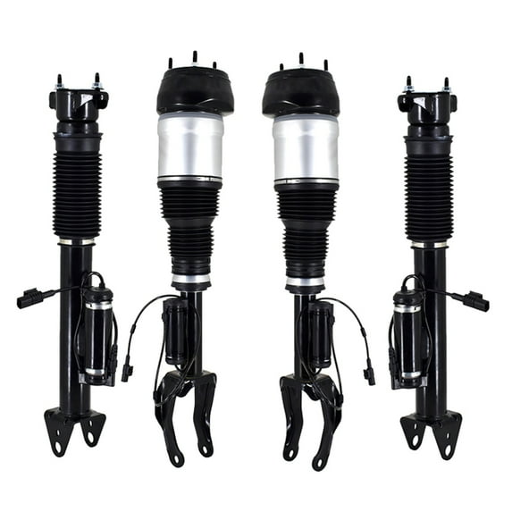 Set of 4 Front Air Airmatic Suspension Spring Strut-Rear Air Airmatic Suspension Shock For 2012-2015 Mercedes-Benz ML350