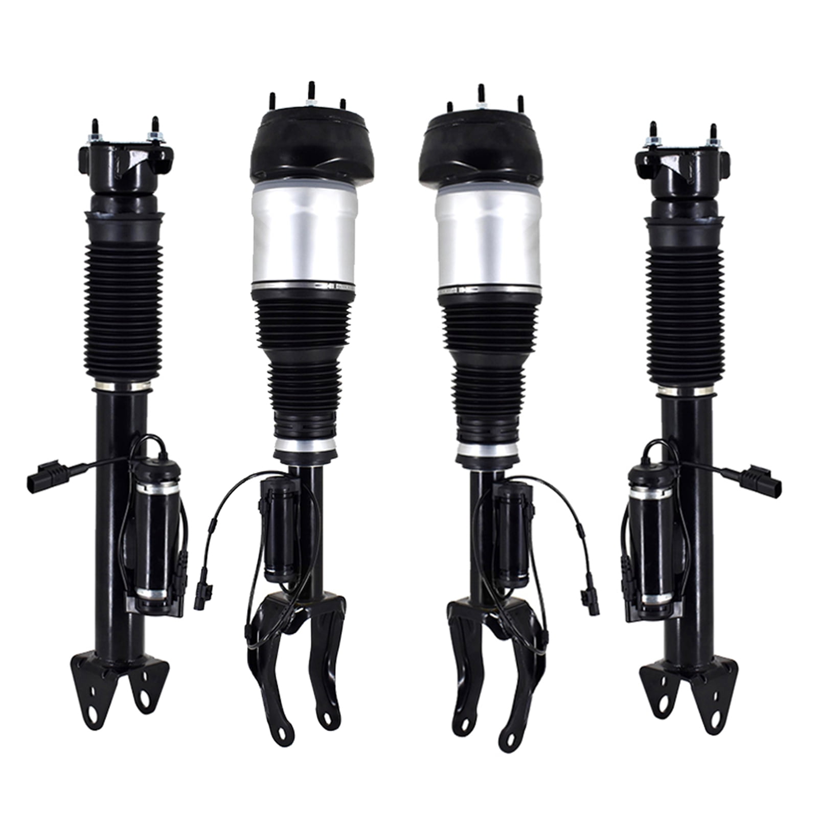 Set of 4 Front Air Airmatic Suspension Spring Strut-Rear Air Airmatic ...