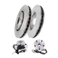 thumbnail image 1 of Set of 4 Front Disc Brake Rotors-Wheel Hub Bearing Assembly For 2008-2010 Dodge Grand Caravan, 1 of 10