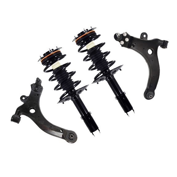 Set of 4 Front Lower Control Arm Ball Joint-Quick Complete Strut-Coil Spring Assembly For 1997-2005 Buick Century