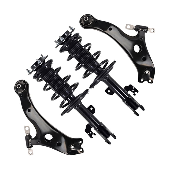 Set of 4 Front Lower Control Arm Ball Joint-Quick Complete Strut-Coil Spring Assembly For 2007-2009 Lexus ES350