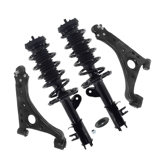 Set of 4 Front Lower Control Arm Ball Joint-Quick Complete Strut-Coil Spring Assembly For 2013-2020 Chevrolet Trax