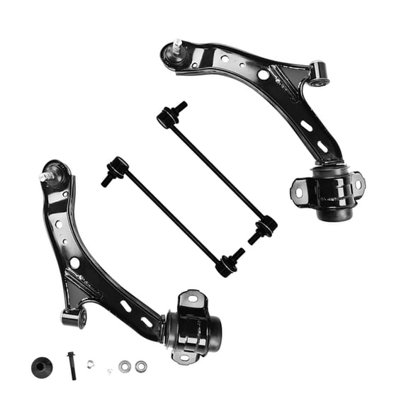 Set of 4 Front Lower Control Arm Ball Joint-Sway Bar Link For 2005-2010 Ford Mustang
