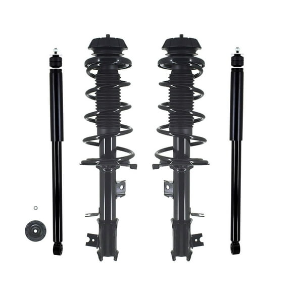 Set of 4 Front Quick Complete Strut-Coil Spring Assembly-Rear Shock Absorber For 2007-2013 Suzuki SX4