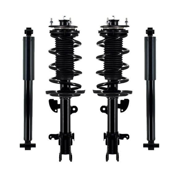 Set of 4 Front Quick Complete Strut-Coil Spring Assembly-Rear Shock Absorber For 2010-2012 Acura ZDX