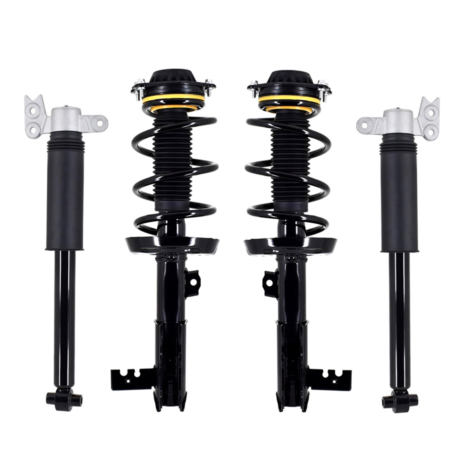 Set of 4 Front Quick Complete Strut-Coil Spring Assembly-Rear Shock Absorber For 2018-2021 GMC Terrain 4WD