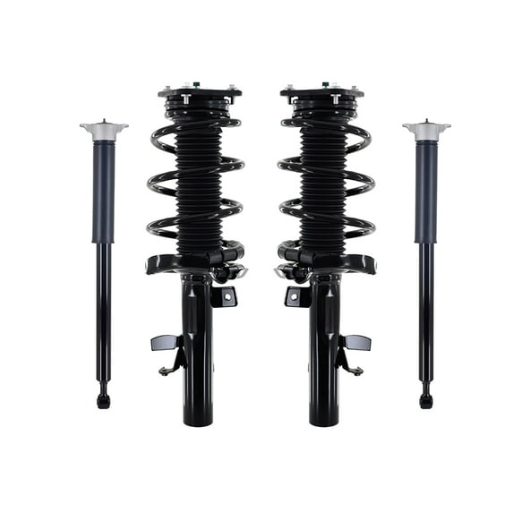 Set of 4 Front Quick Complete Strut-Coil Spring-Rear Complete Shock For 2013-2018 Ford C-Max Hybrid