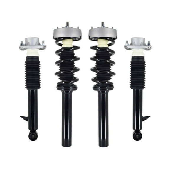 Set of 4 Front Quick Complete Strut-Coil Spring-Rear Complete Shock Kit For 2015-2019 BMW X6