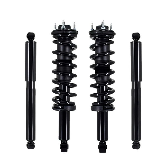 Set of 4 Front Quick Complete Strut-Coil Spring-Rear Shock Absorber For 2015-2022 GMC Canyon Exc RWD Gas