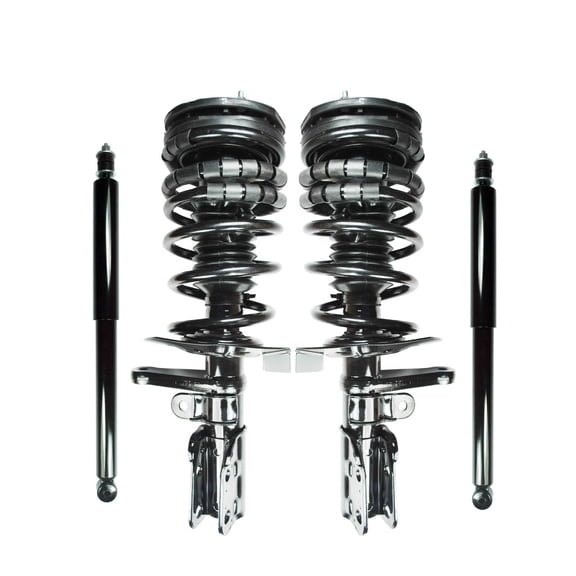 Set of 4 Front Quick Complete Strut-Coil Spring-Rear Shock For 1992-1994 Pontiac Grand Am