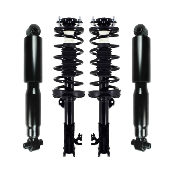 Set of 4 Front Quick Complete Strut-Coil Spring-Rear Shock For 2000-2006 Mazda MPV FWD