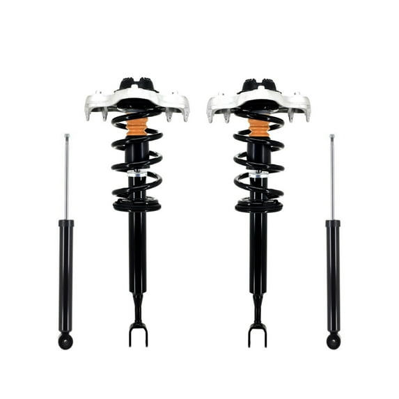 Set of 4 Front Quick Complete Strut-Coil Spring-Rear Shock For 2005-2008 Audi A4