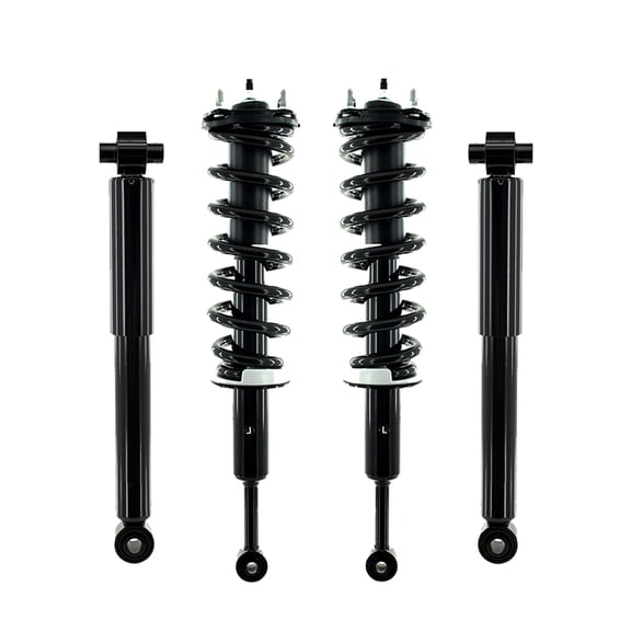 Set of 4 Front Quick Complete Strut-Coil Spring-Rear Shock For 2008-2022 Toyota Sequoia RWD