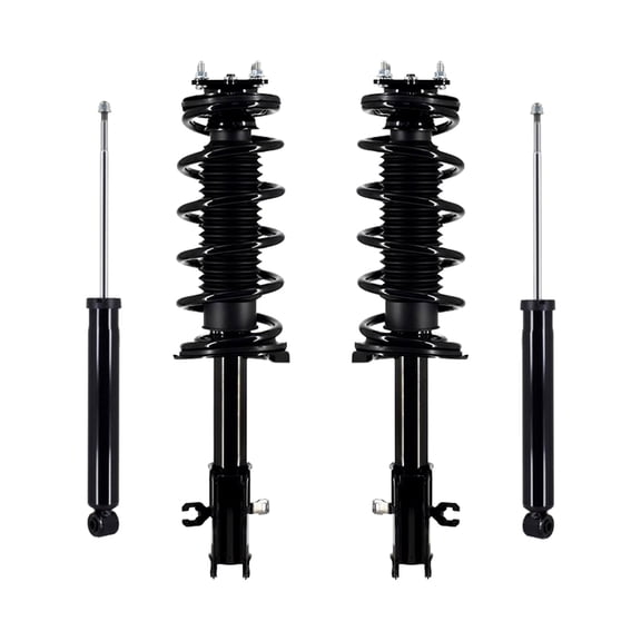 Set of 4 Front Quick Complete Strut-Coil Spring-Rear Shock For 2010-2012 Mazda Cx-7 L4 2.5L
