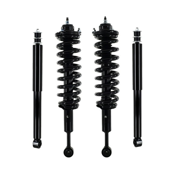 Set of 4 Front Quick Complete Strut-Coil Spring-Rear Shock For 2010-2013 Toyota Fj cruiser