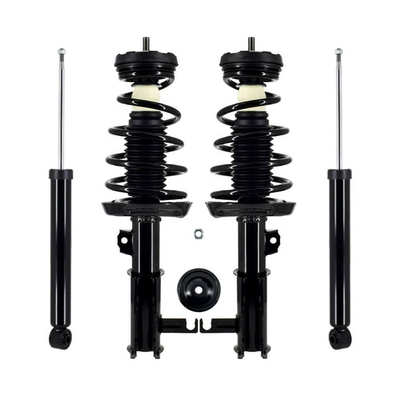 Set of 4 Front Quick Complete Strut-Coil Spring-Rear Shock For 2011 Buick Regal