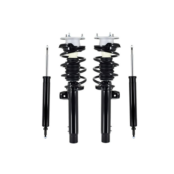 Set of 4 Front Quick Complete Strut-Coil Spring-Rear Shock For 2013-2015 BMW X1