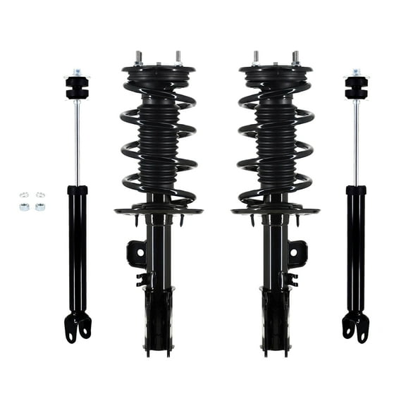 Set of 4 Front Quick Complete Strut-Coil Spring-Rear Shock For 2013-2018 Ford Taurus V6 SHO