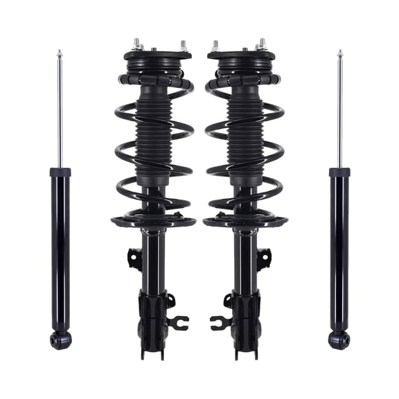 Set of 4 Front Quick Complete Strut-Coil Spring-Rear Shock For 2014-2016 Mazda CX-5 Sport L4 2.0L FWD