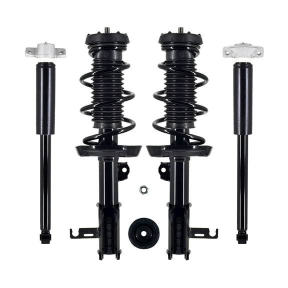 Set of 4 Front Quick Complete Strut-Coil Spring-Rear Shock For 2016 Chevrolet Cruze Limited