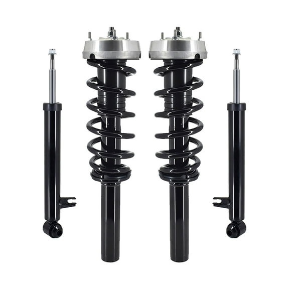 Set of 4 Front Quick Complete Strut - Coil Spring-Rear Shock For BMW X6 2008-2014