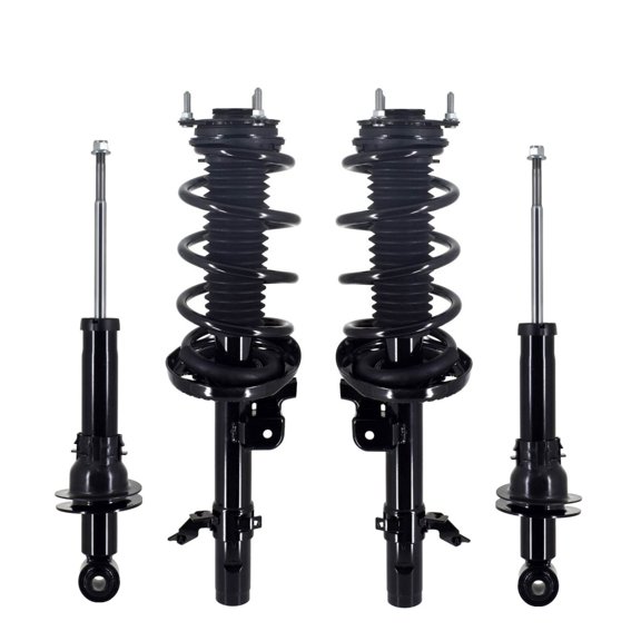 Set of 4 Front Quick Complete Strut-Coil Spring-Rear Strut For 2017-2020 Honda Ridgeline FWD