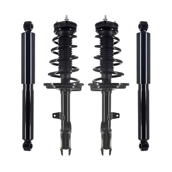 Set of 4 Front Quick Complete Strut-Coil Spring-Rear Shock Absorber For 2010-2017 Chevrolet Equinox w/o 19" Wheels