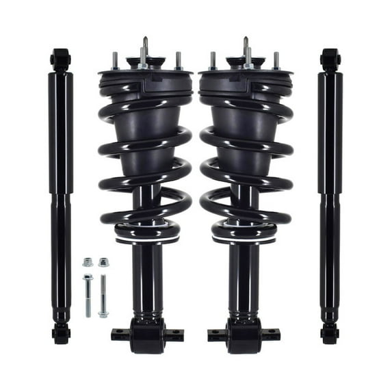 Set of 4 Front Quick Complete Strut-Rear Shock For 2015 2016 GMC Yukon XL 4WD