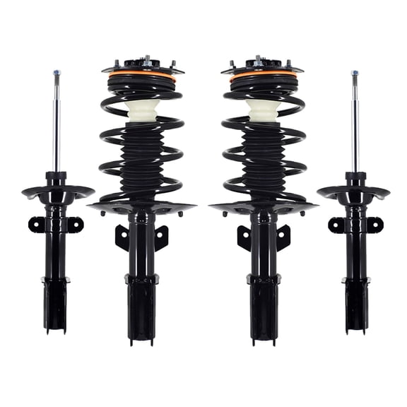 Set of 4 Front Quick Complete Strut-Rear Strut For 2004-2008 Pontiac Grand Prix w/ 18" or 17" Wheels