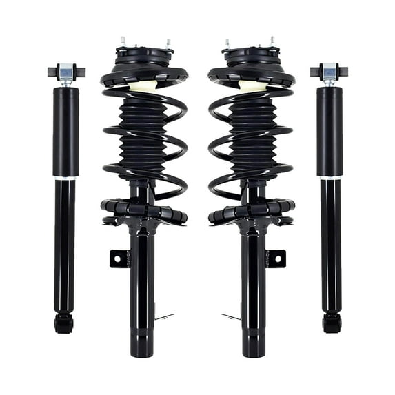 Set of 4 Front Quick Strut-Coil Spring-Rear Shock For 2000-2005 Ford Focus Wagon