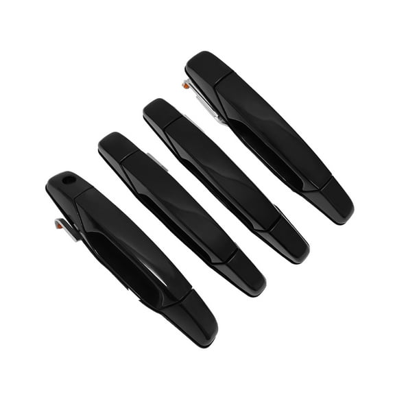 Set of 4 Front-Rear Door Handle Black For 2007-2013 GMC Yukon XL 2500