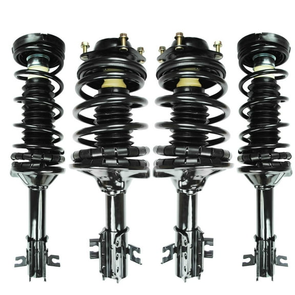 Set of 4 Front-Rear Quick Complete Strut-Coil Spring For 1997-2002 Ford Escort