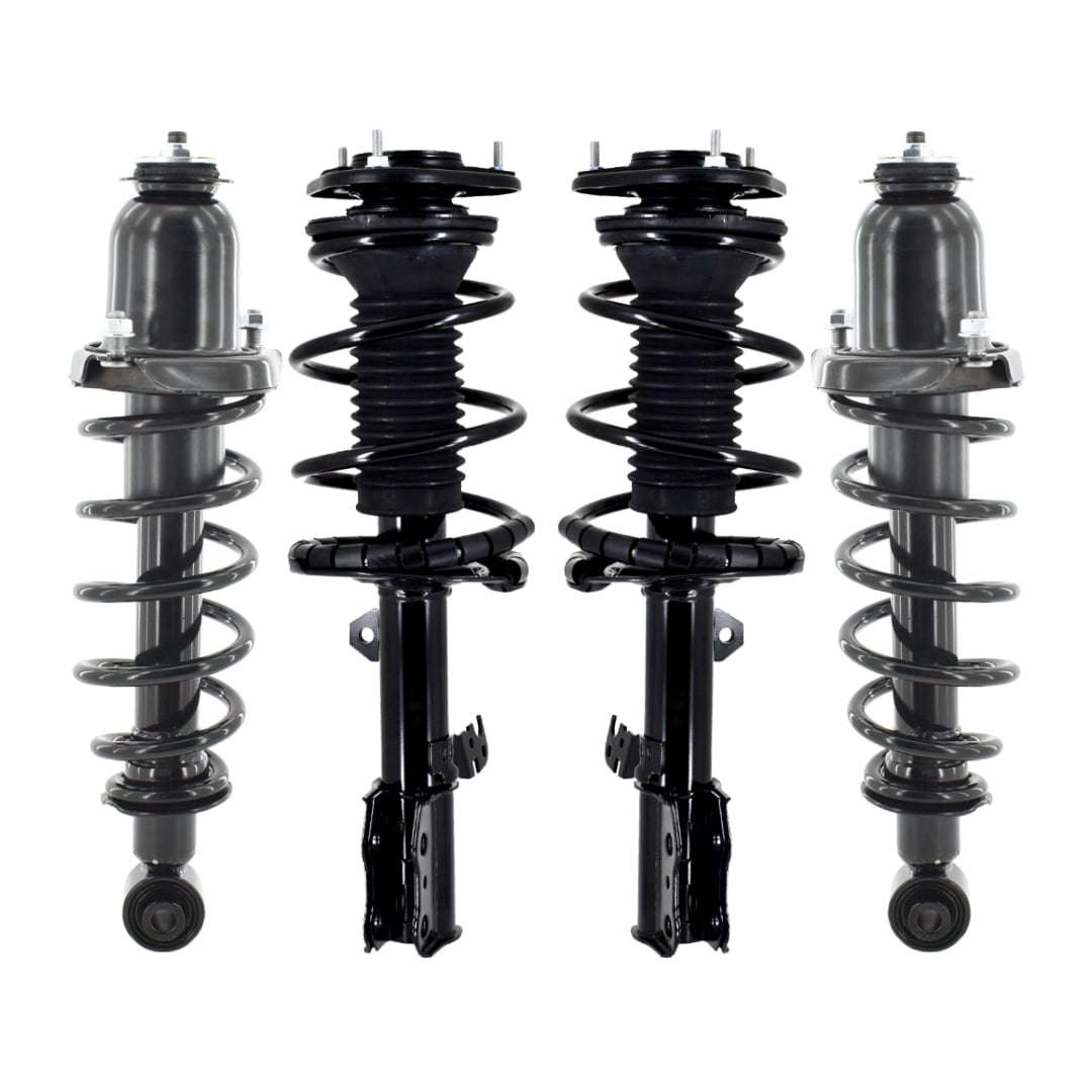 Set Of 4 Front - Rear Quick Complete Strut-Coil Spring For 2009-2010