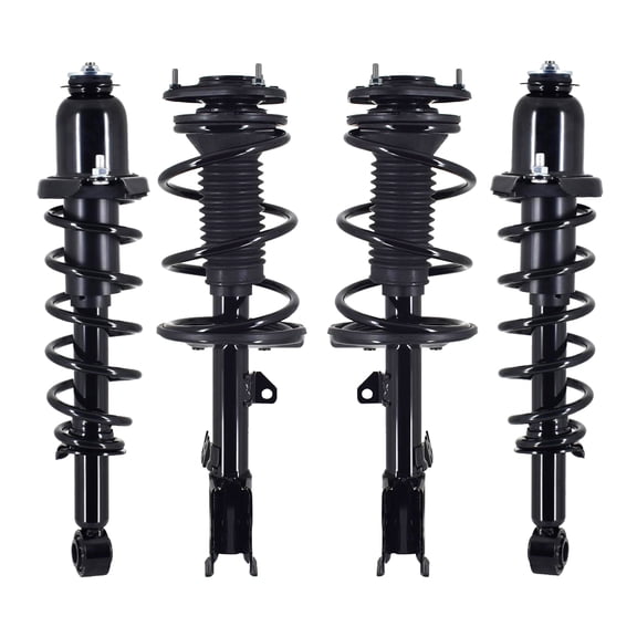 Set of 4 Front-Rear Quick Complete Strut-Coil Spring For 2004-2009 Toyota Prius Hybrid