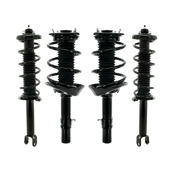 Set of 4 Front-Rear Quick Complete Strut-Coil Spring For 2016 2017 Honda Accord