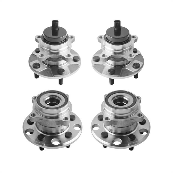 Set of 4 Front-Rear Wheel Hub Bearing Assembly For 2006 Lexus GS300 RWD