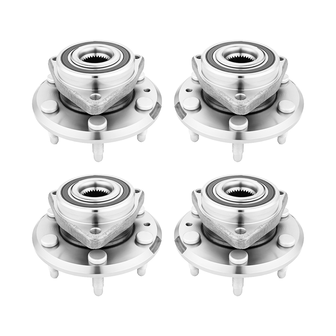 Set of 4 FrontRear Wheel Hub Bearing Assembly For 20072010 Saturn Outlook