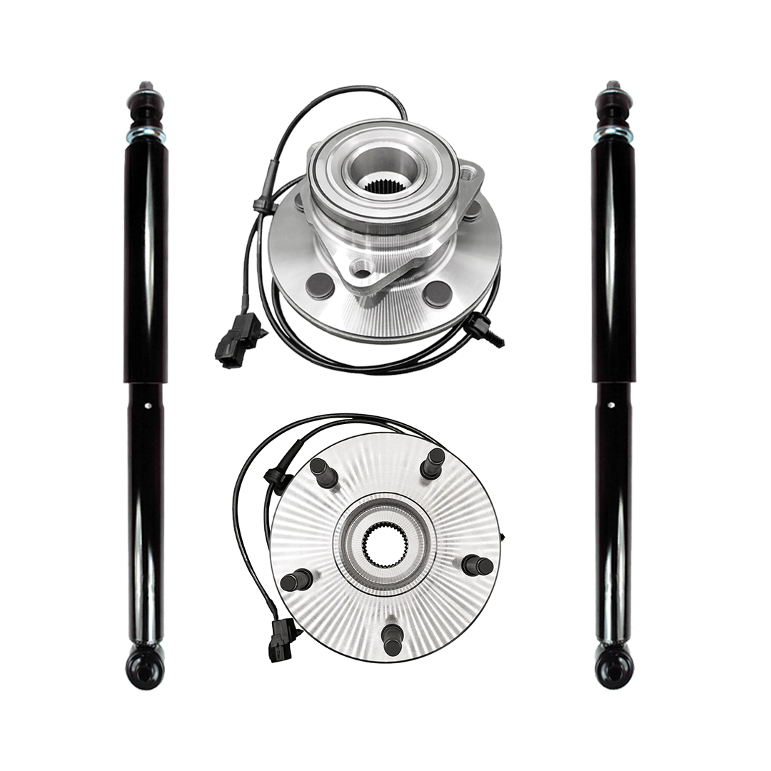 Set of 4 Front Shock Absorber-Wheel Hub Bearing Assembly For 2000 2001 ...