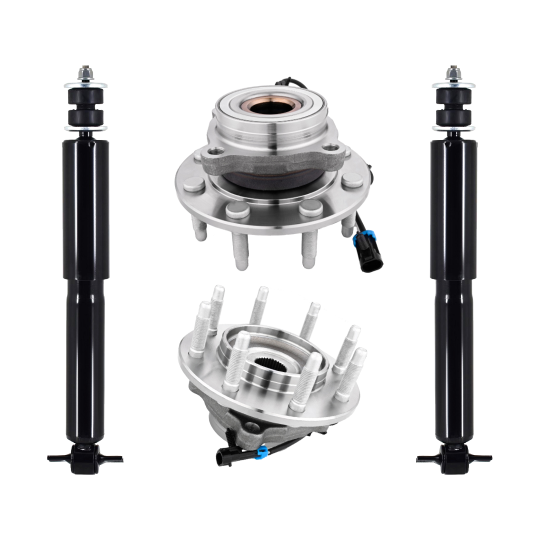 Set of 4 Front Shock Absorber-Wheel Hub Bearing Assembly For 2000 2001 ...