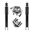 thumbnail image 1 of Set of 4 Front Shock Absorber-Wheel Hub Bearing Assembly For 2000-2006 GMC Yukon XL 1500 RWD Monotube Performance Upgrade, 1 of 10
