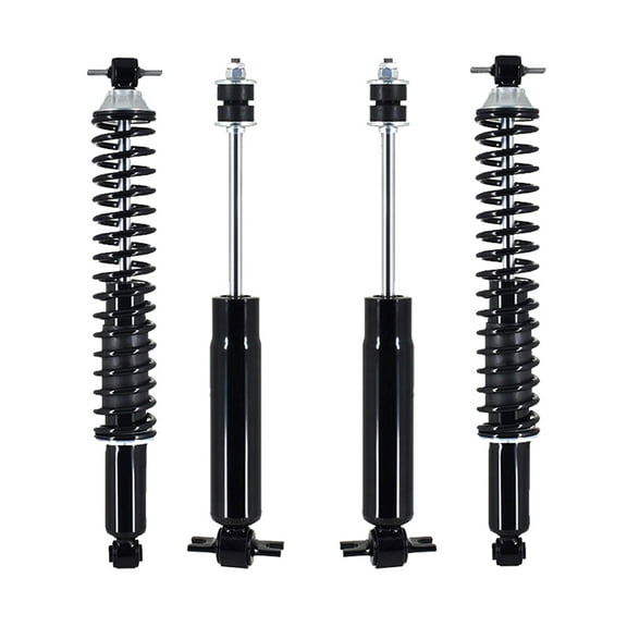 Set of 4 Front Shock-Rear Complete Shock Kit For 1995-2000 Chevrolet Tahoe RWD