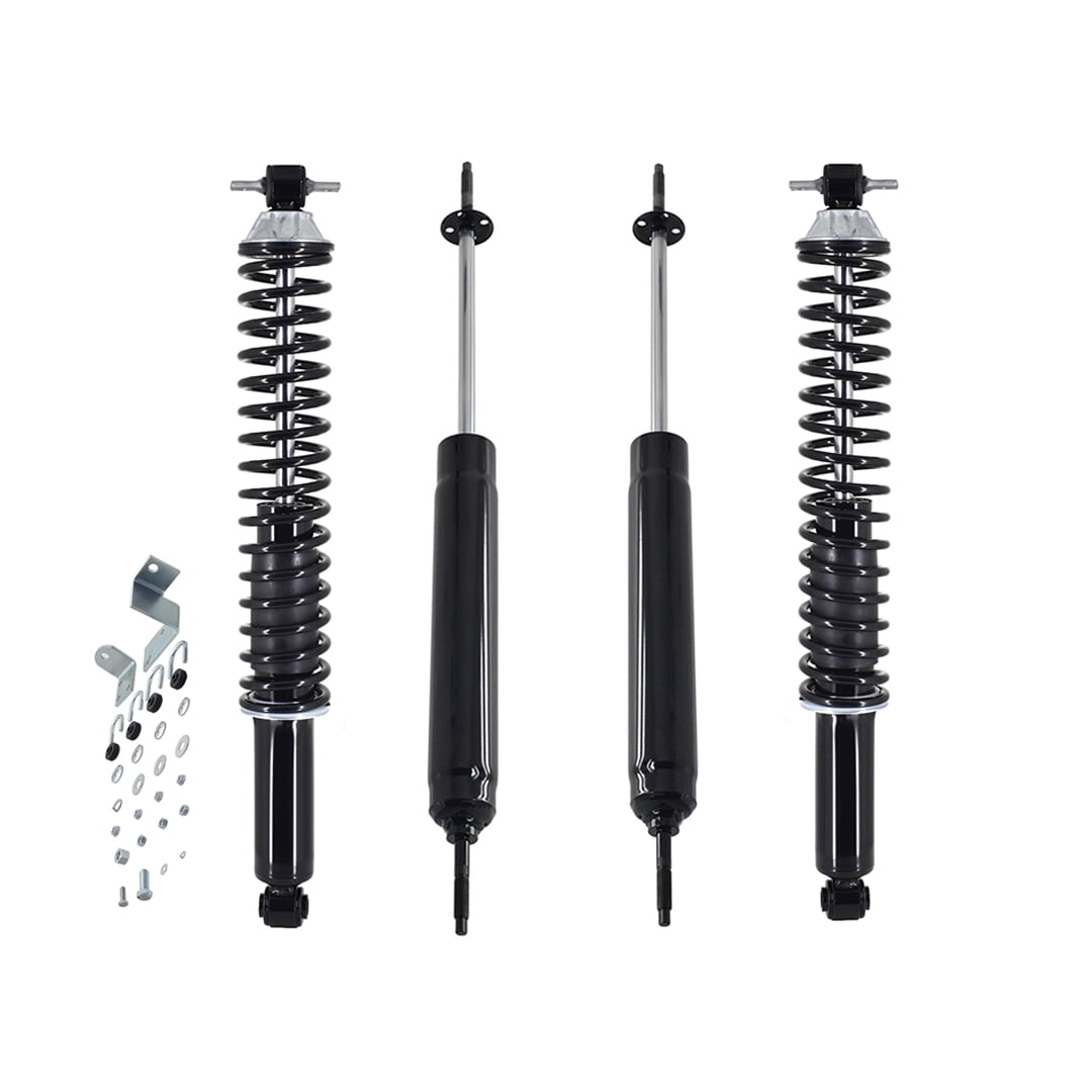 Set 4 Front Shock-Rear Complete Shock Kit For 1992-1999 Chevrolet C2500 Suburban