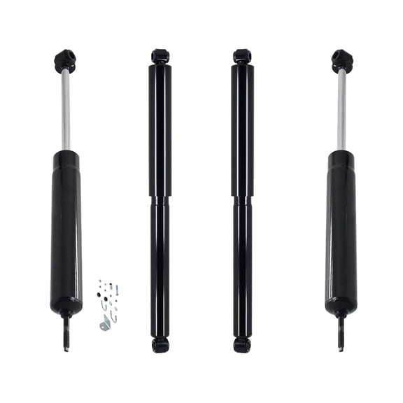 Set of 4 Front Steering Damper-Rear Shock Absorber For 1999-2004 Ford F-350 Super Duty Cab & Chassis