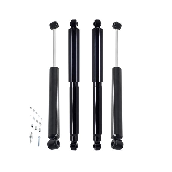 Set of 4 Front Steering Damper-Rear Shock Absorber For 2011 2012 RAM 3500