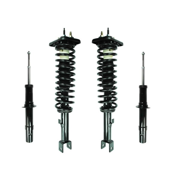 Set of 4 Front Strut-Rear Quick Complete Strut-Coil Spring For 1999 2000 Plymouth Breeze